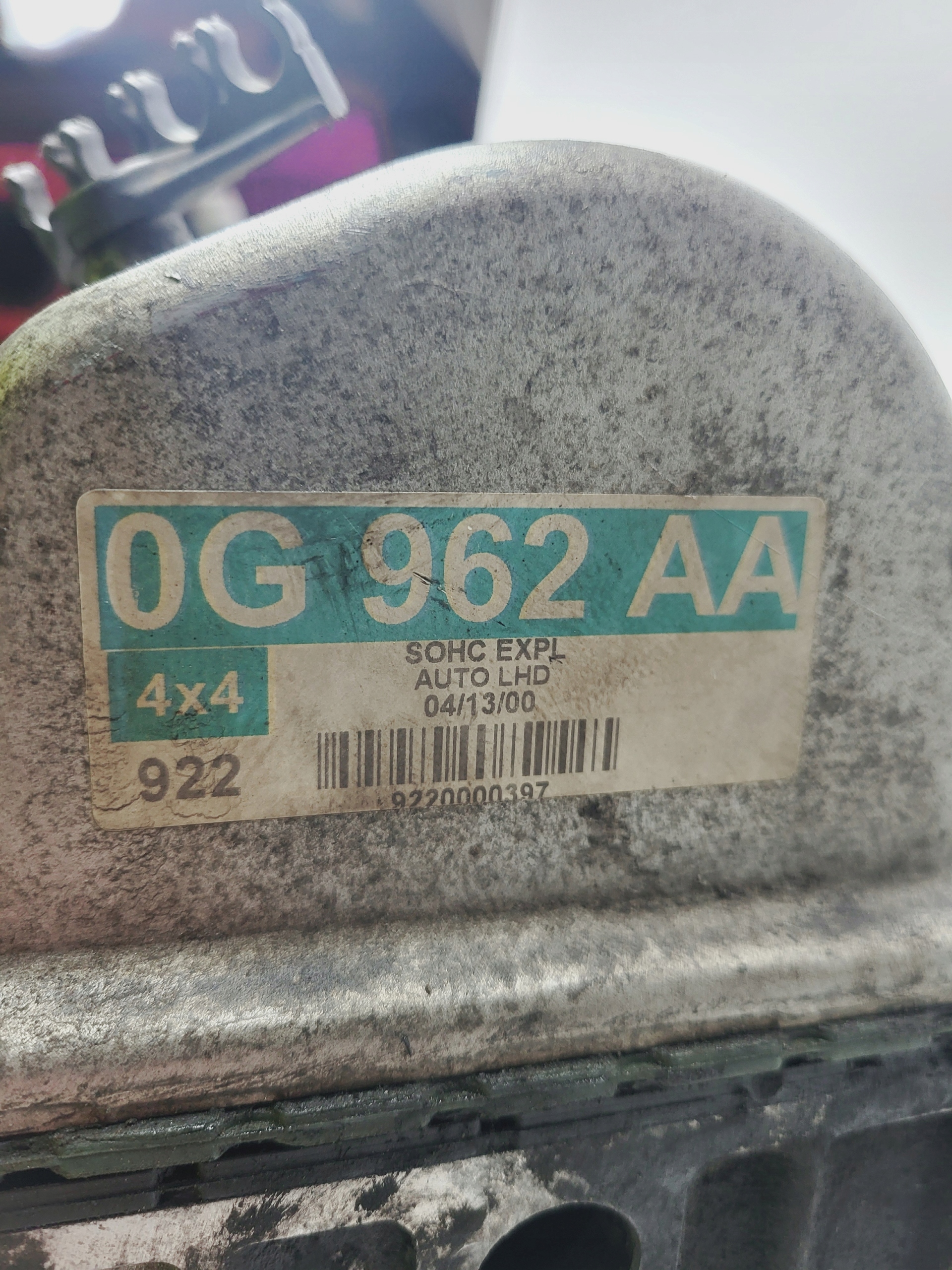 TESTATA FORD EXPLORER II 4.0L 0G962AA