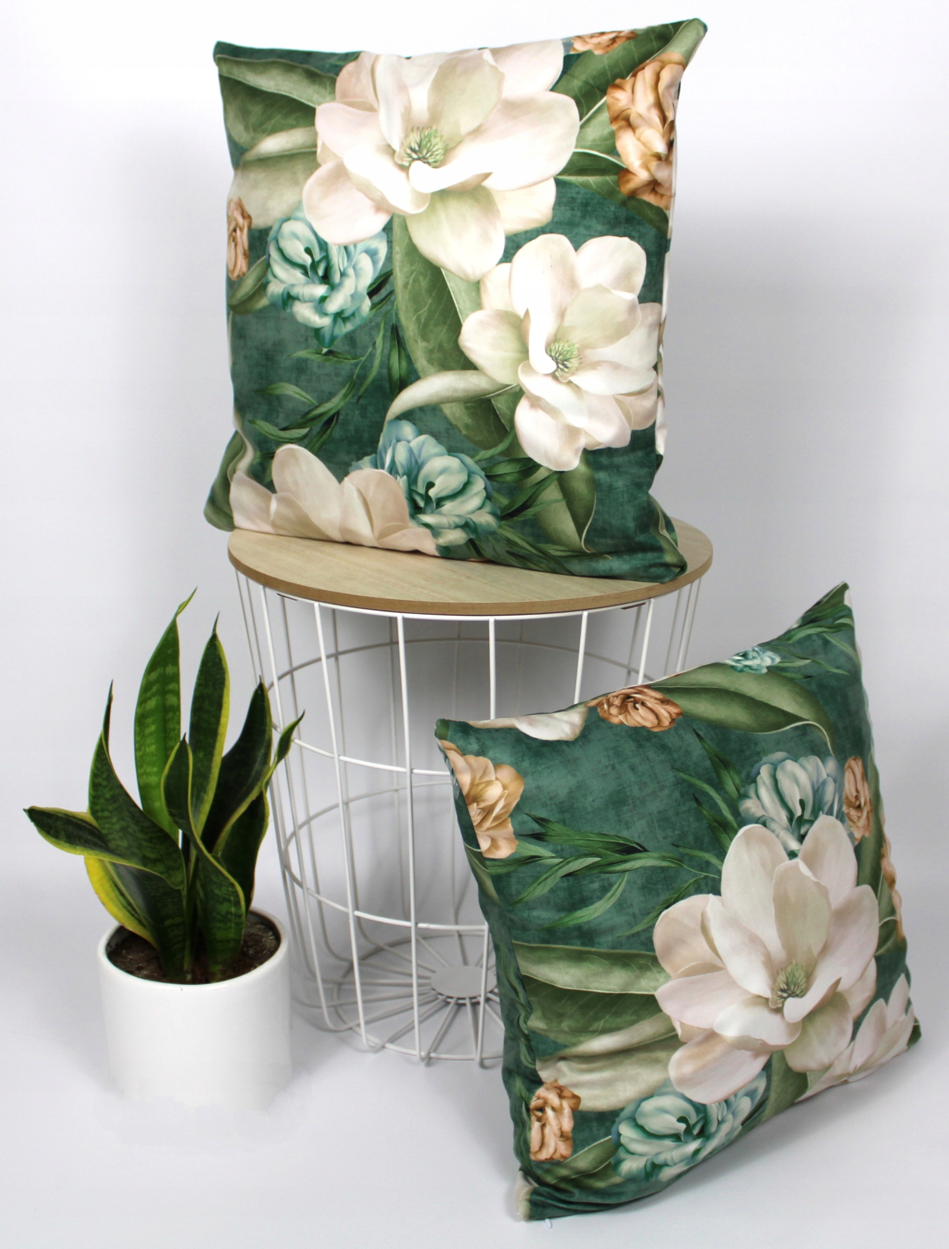 Poszewka na Poduszkę Magnolia w zieleni velvet EAN (GTIN) 5068652034953