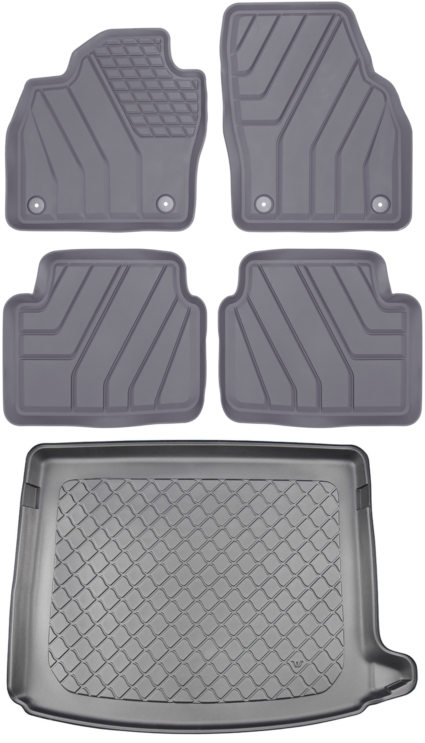 Škoda Scala Hatchback 5D 2019- Sada Gumové rohože rohož