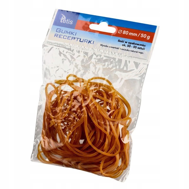 

Gumki Recepturki 80 MM 50G Tetis