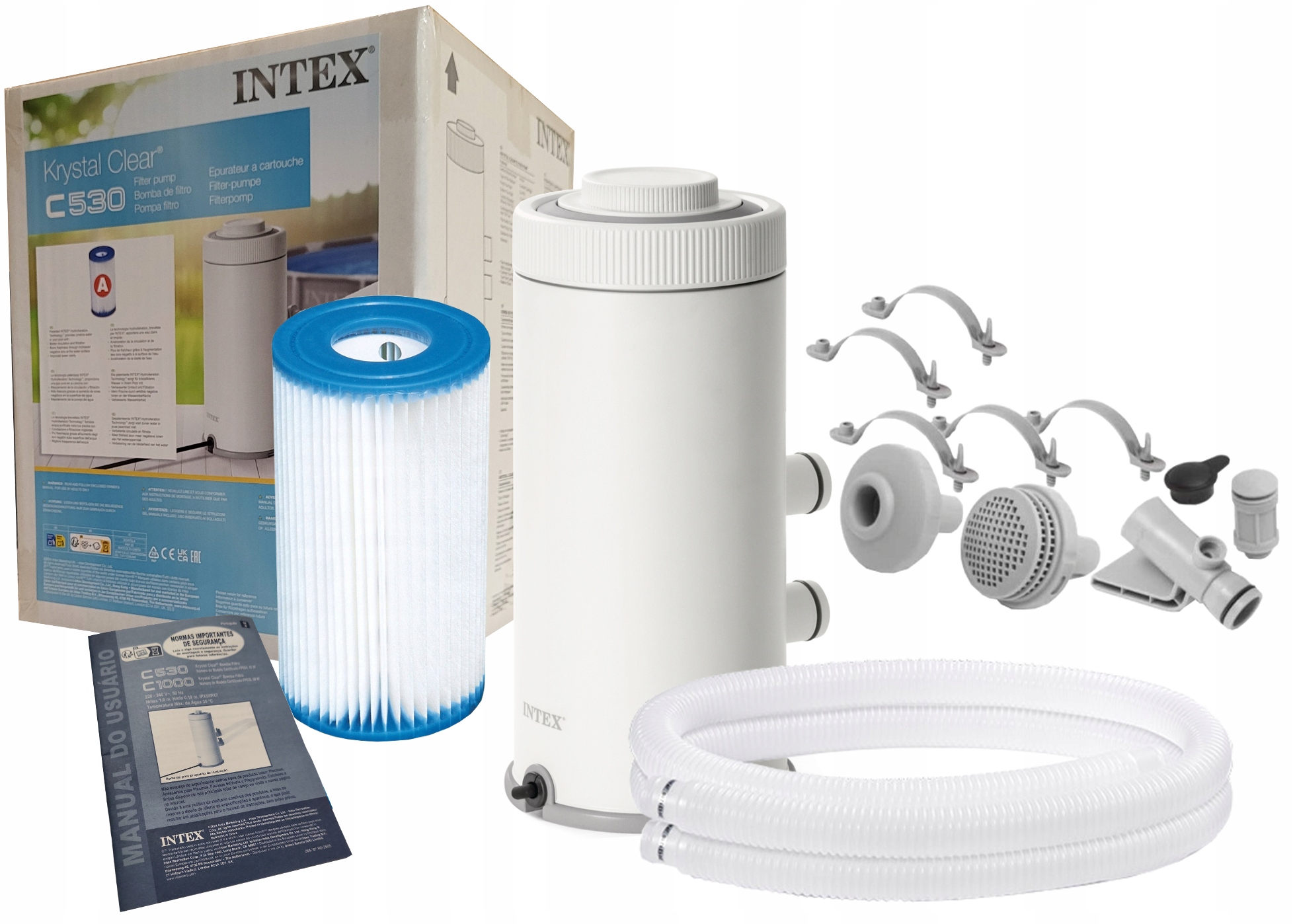 Intex 26604 Filtrační Čerpadlo 2006 l/h Filtr Bazén kompletní nový model