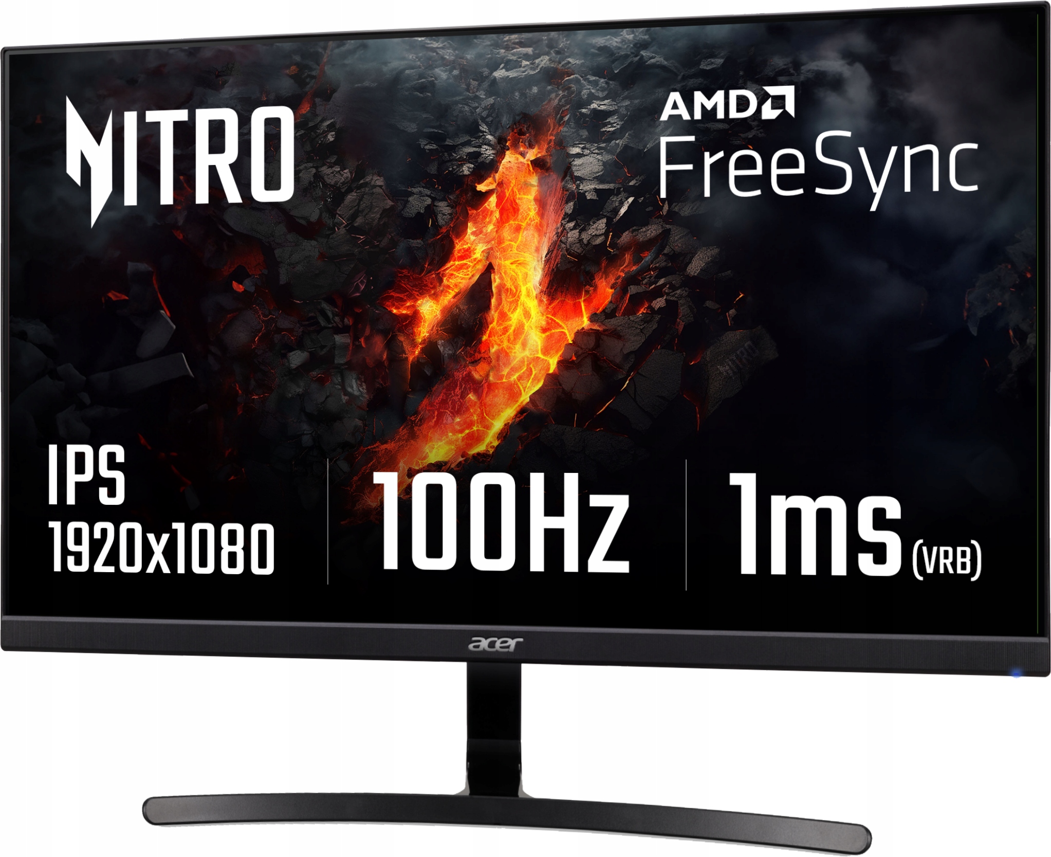 Monitor Acer 23,8" Fhd Ips 100Hz ZeroFrame FreeSync Hdmi Głośniki