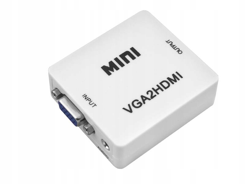 

Adapter Konwerter Z Vga Audio Dźwięk Na Hdmi