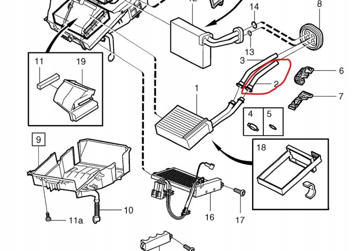 VOLVO C30 C70 S40 V50 RURKA NAGRZEWNICY 30665338 Part number 30665338