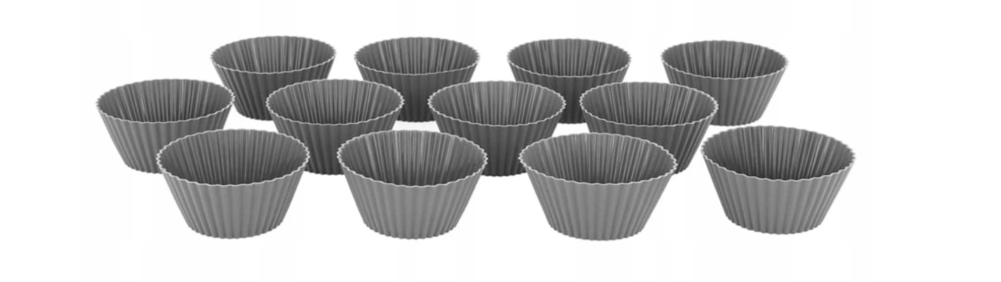 

Foremki Silikonowe Do Babeczek Muffinek 12 Szt
