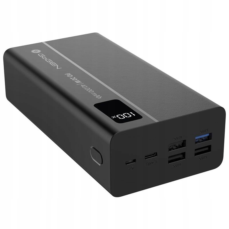 GoGEN PB400001B PD 40000mAh 20W Czarny