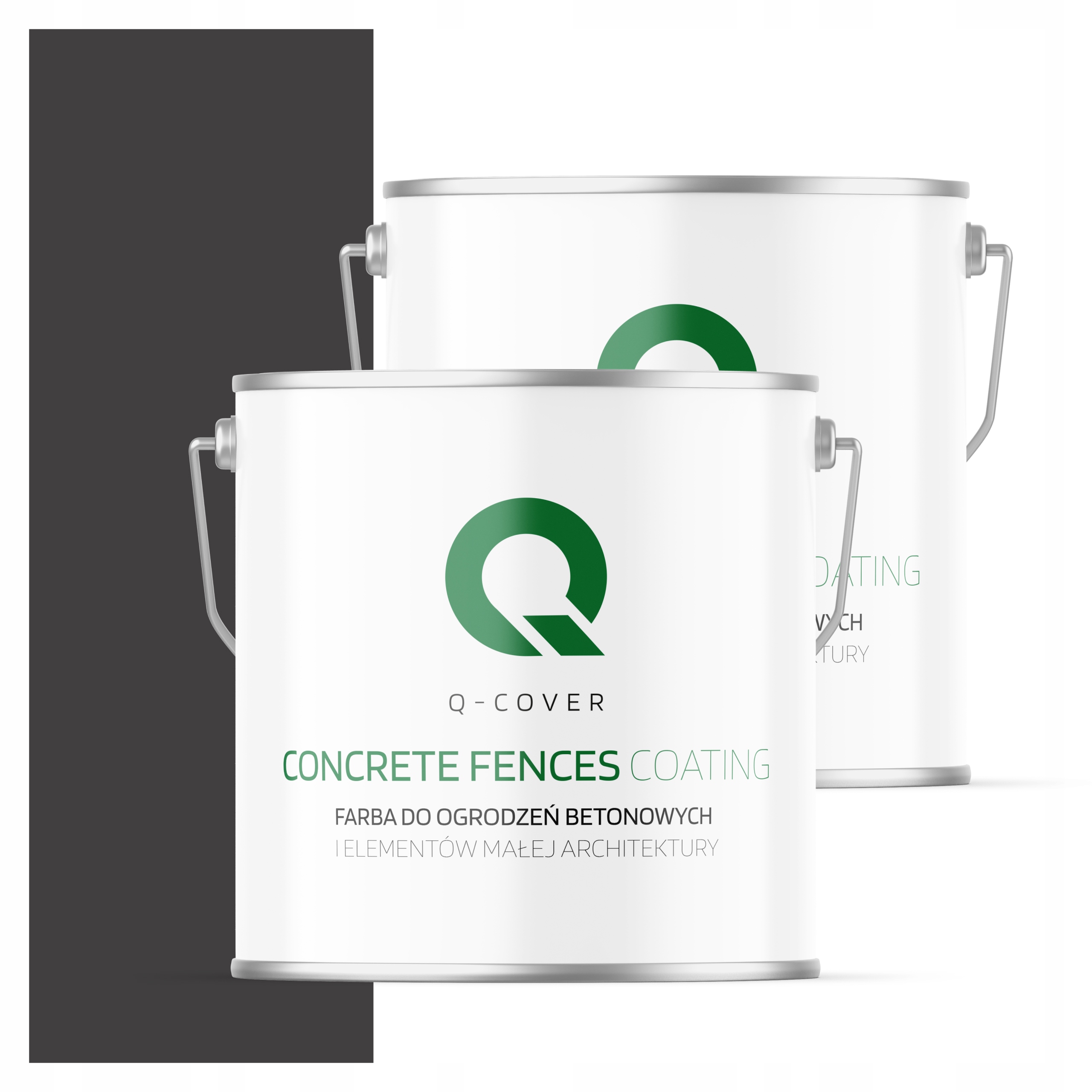 Farba Na Maľovanie Plotov A Betónových Kvetináčov Farba Čierna 5 L