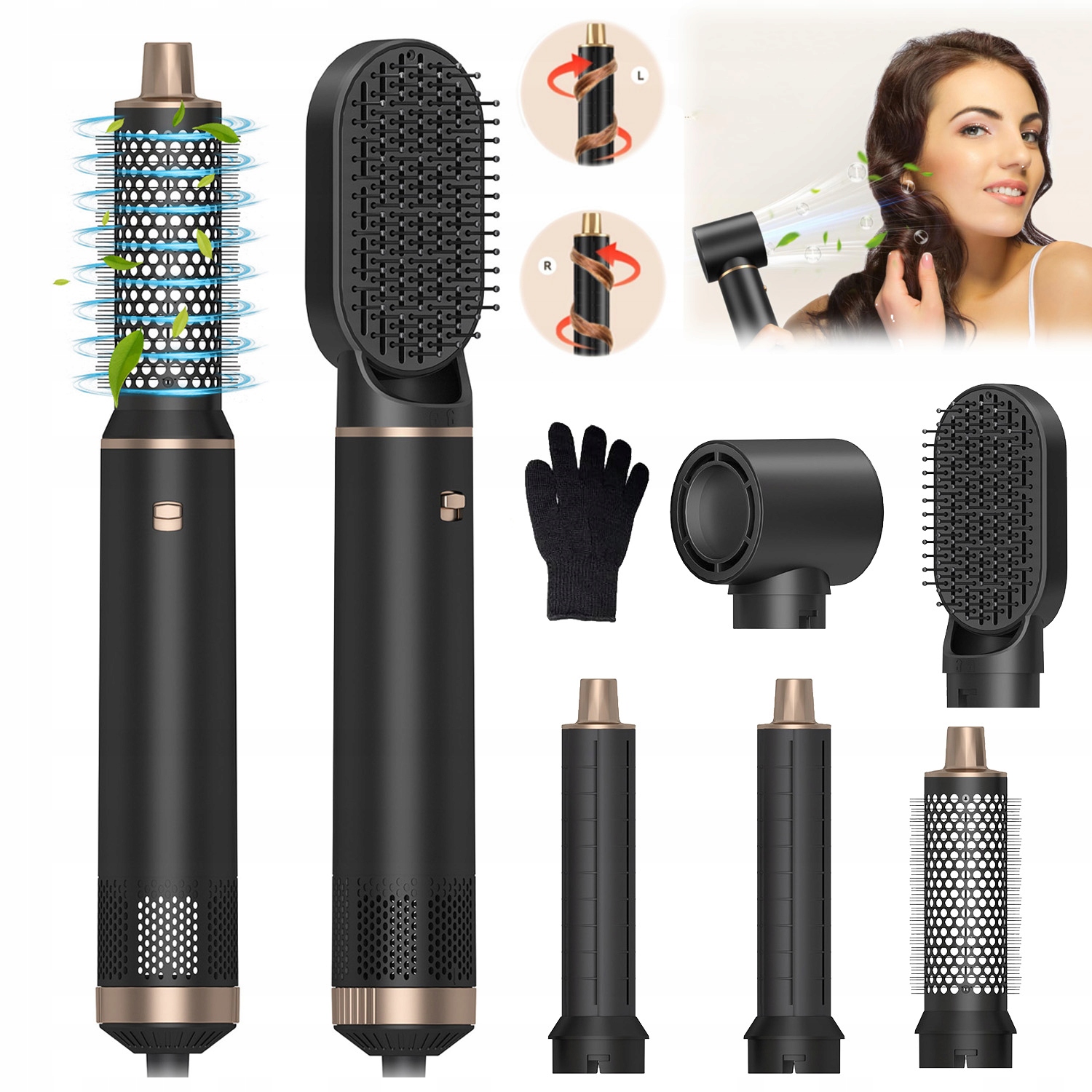 Automatická Kulma Na Vlasy Keramická Ionizace Tří Rychlostí 1000W 5V1