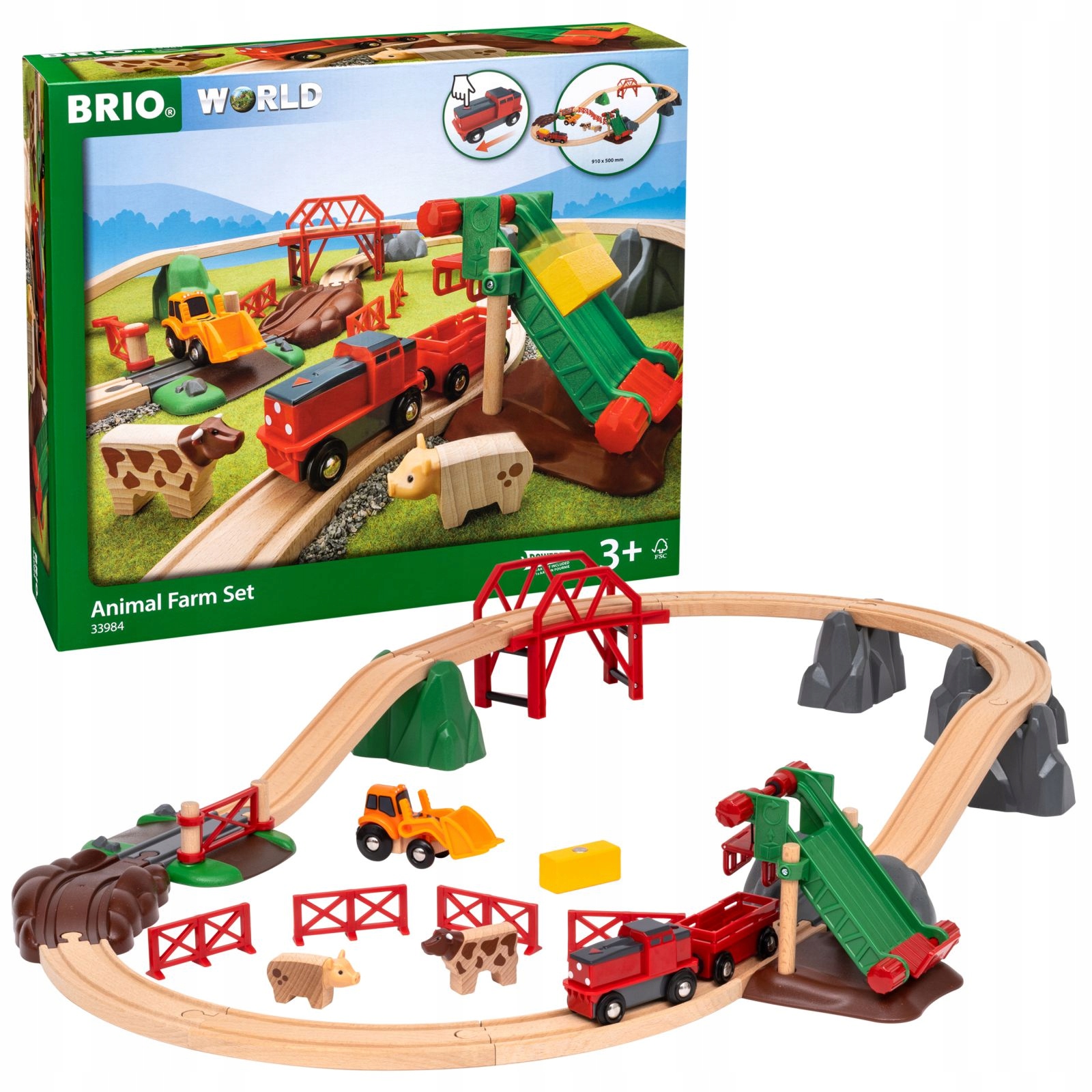 BRIO - RAILWAY FARM SET (33984)
