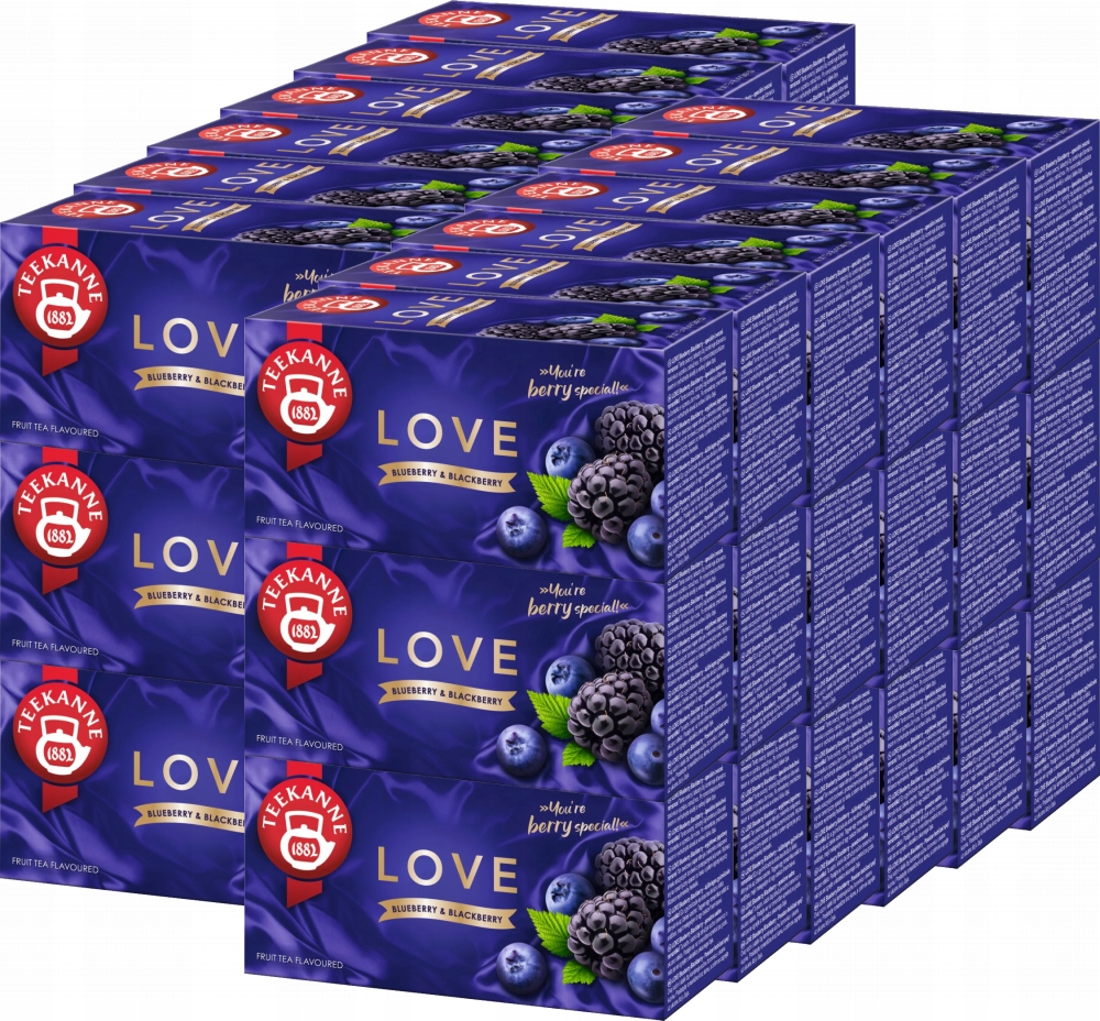 Teekanne Love Blueberry & Blackberry 20 kopert herbata ekspresowa 45g x36