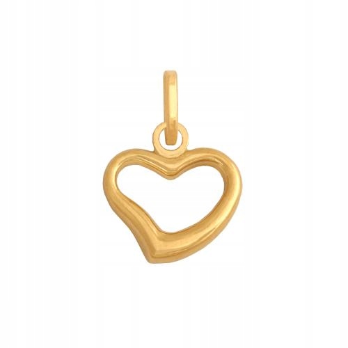 Zlatý Ženský Přívěsek 585 srdíčko jako dárek pro ni k Valentýnu