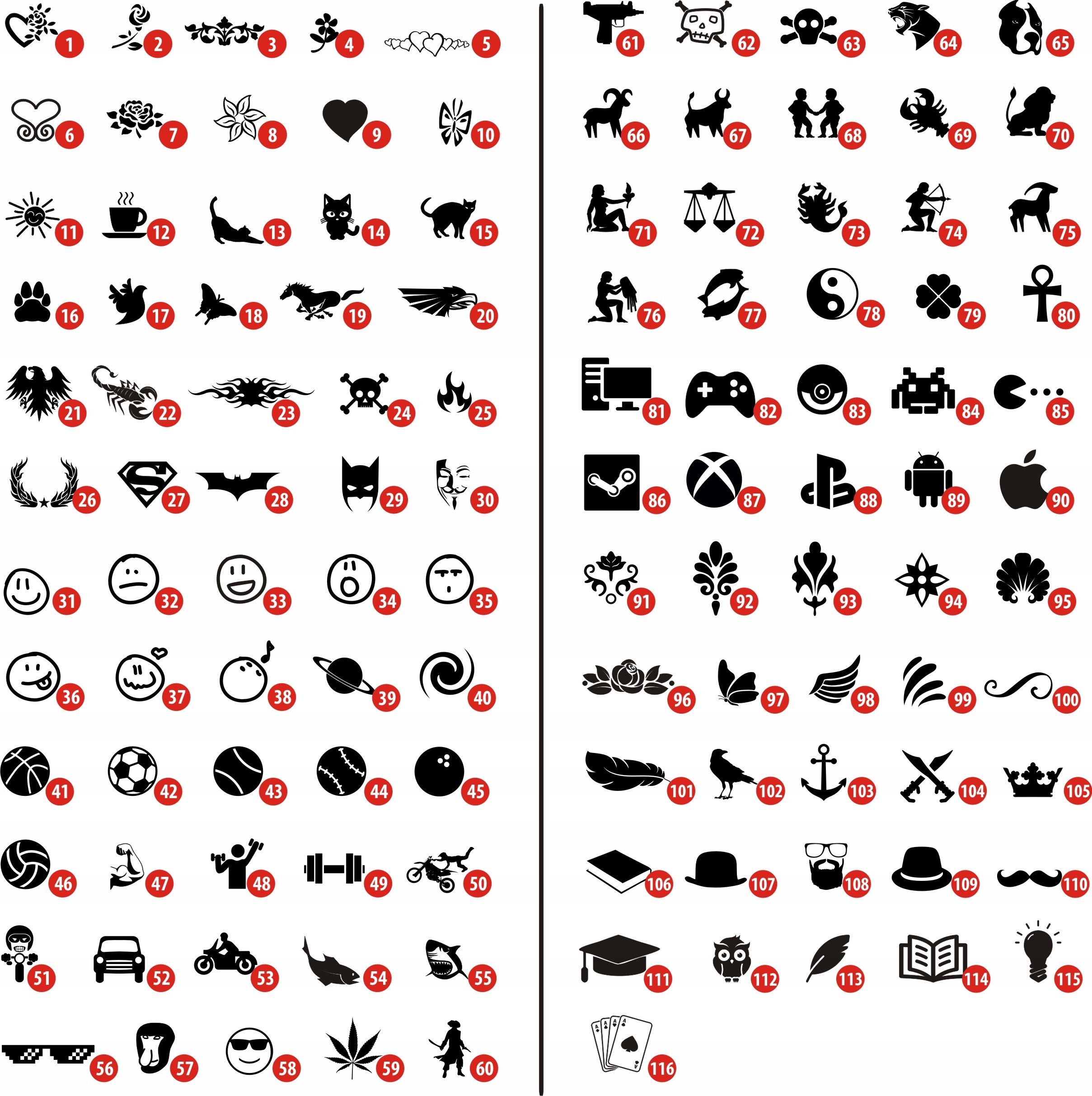NIEŚMIERTELNIK CZARNY Z TWOIM GRAWEREM, 100 WZORÓW Marka Inna marka