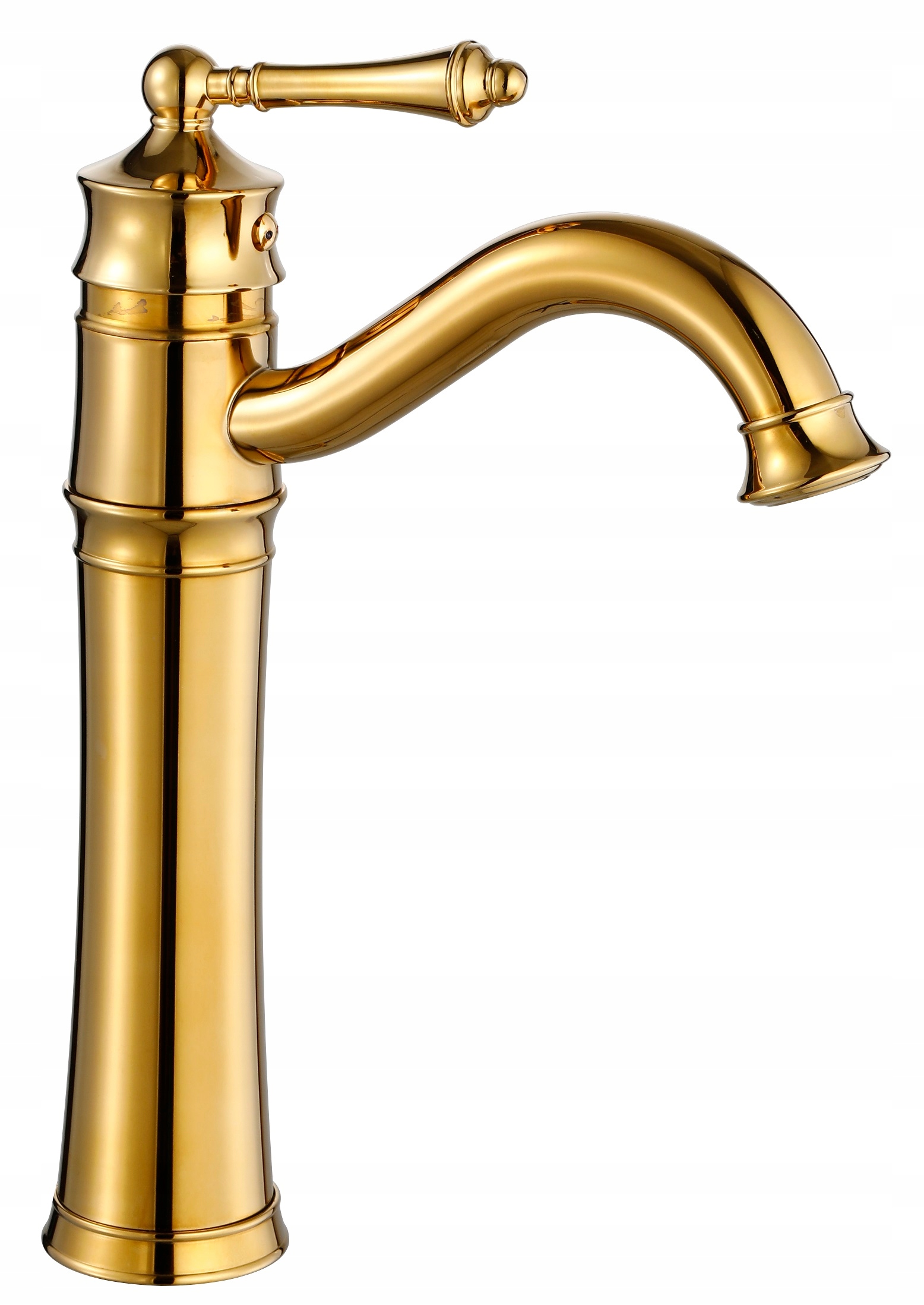 

Bateria umywalkowa wysoka Loft złota gold Retro