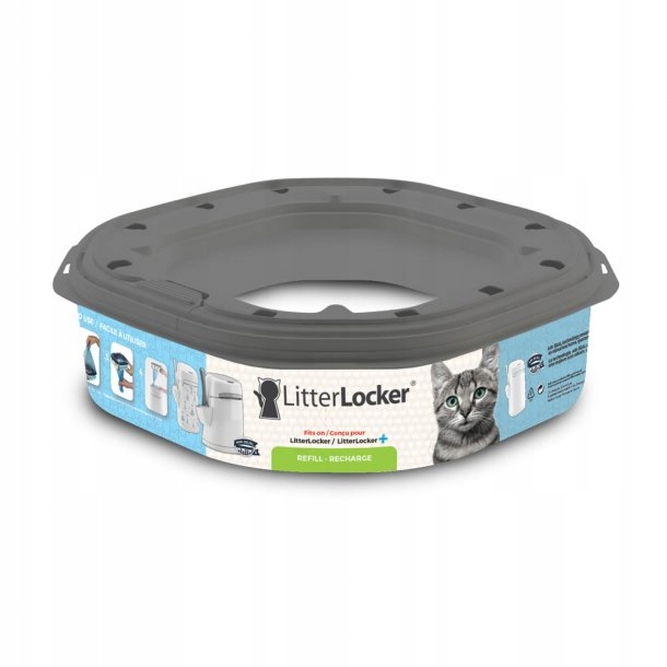 

Kaseta do pojemnika LitterLocker z workami 17,5 cm