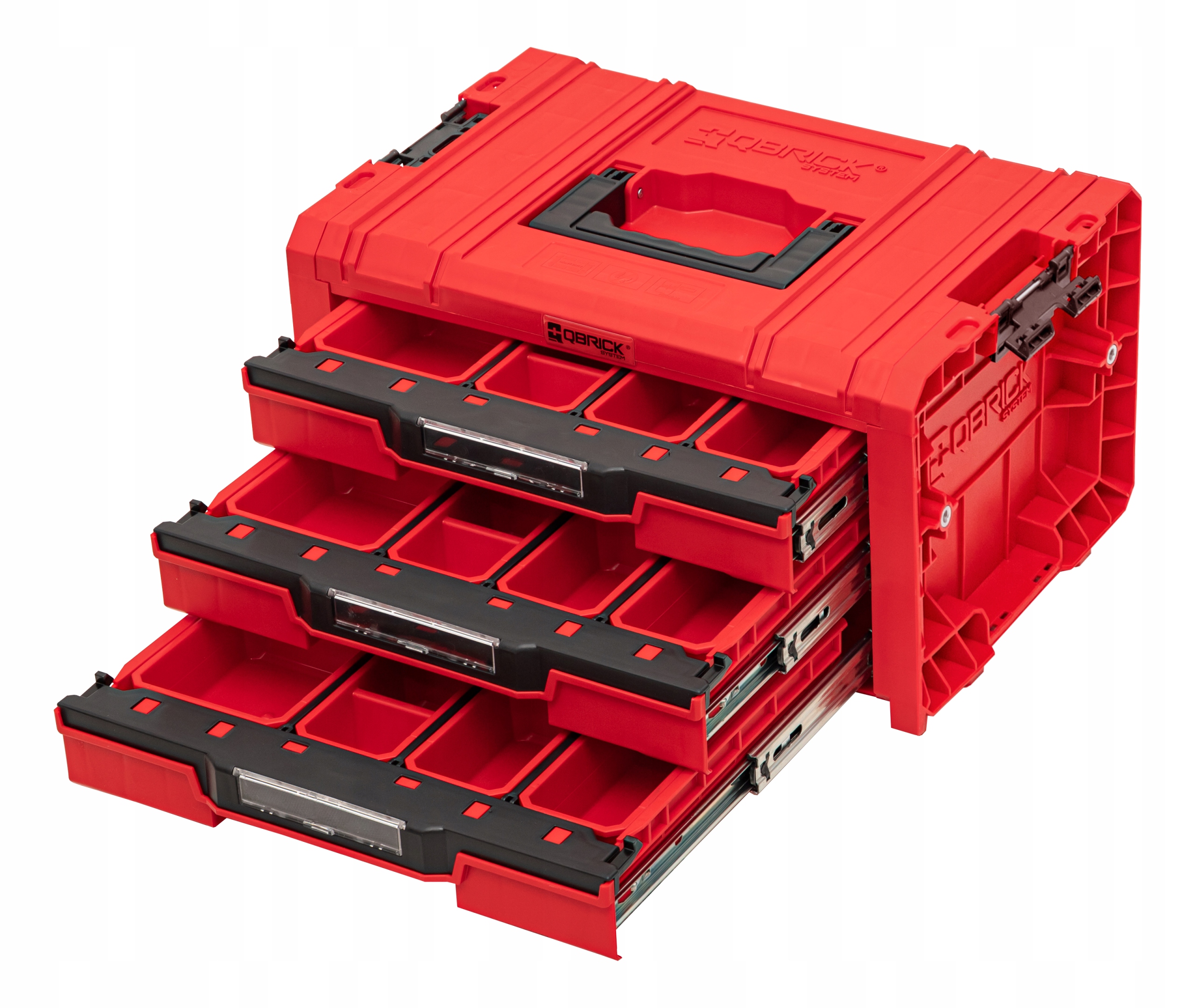 Skrzynka QBRICK SYSTEM PRO Drawer 3 Toolbox Expert RED Ultra HD Kod producenta 5901238257509