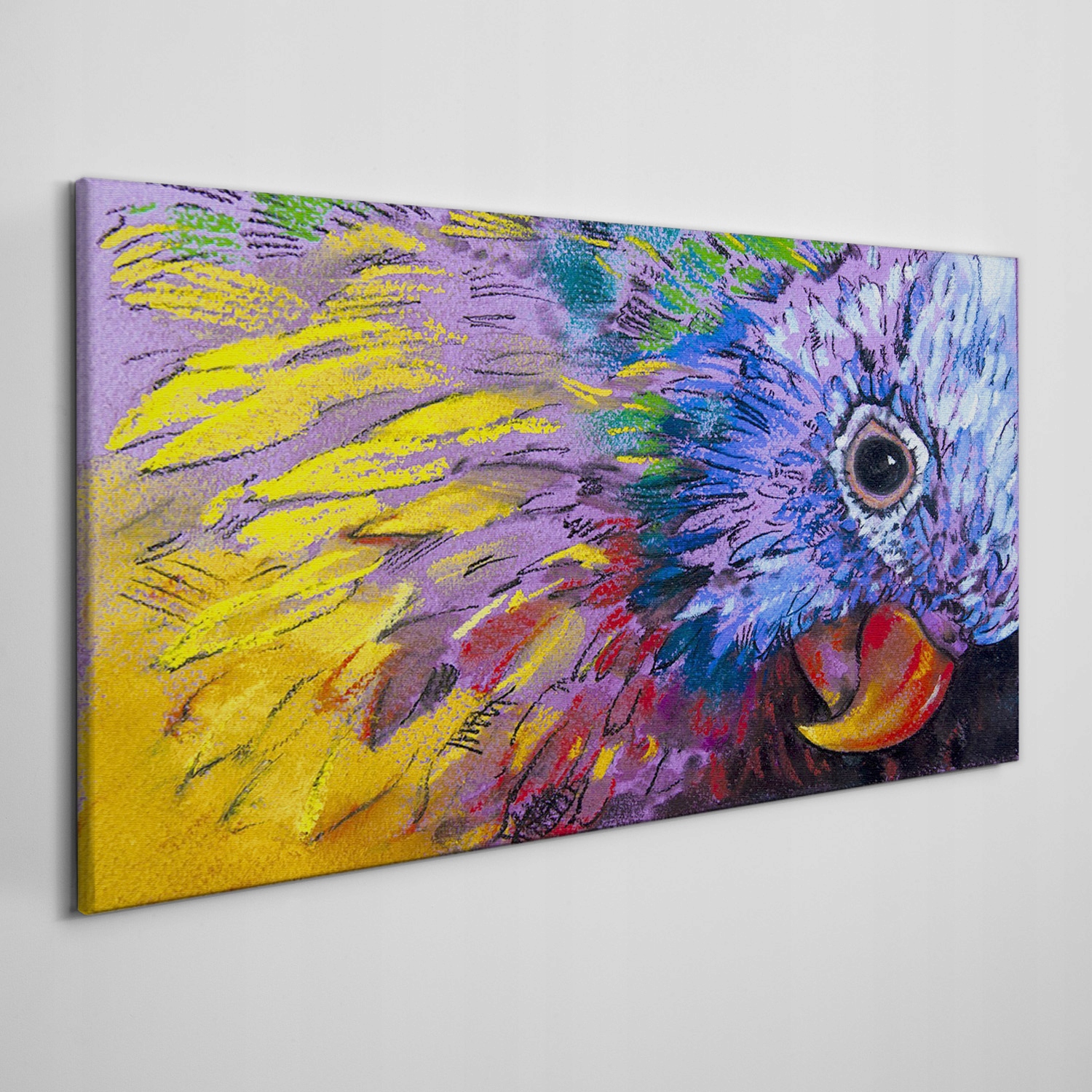 

Obraz ścienny na płótnie Zwierzę papuga 120x60 cm