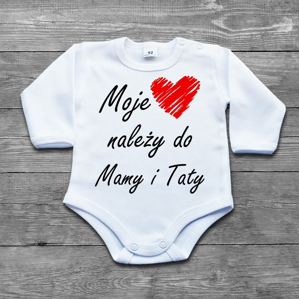 BODY Moje serce należy do mamy i taty - 92 dł Liczba sztuk w ofercie 1 szt.