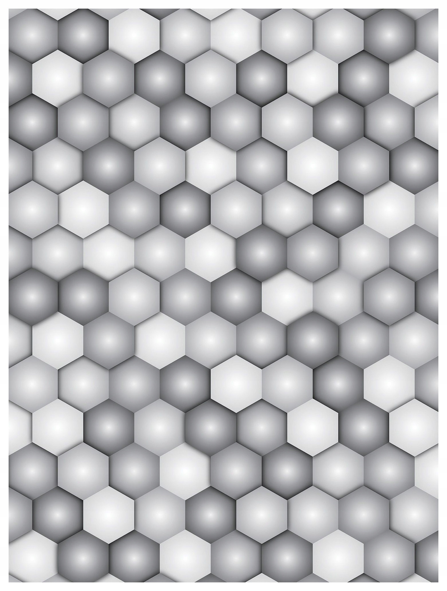 Vliesová fototapeta Geometrické šestiúhelníky 3D do obývacího pokoje 206x275 lepidlo