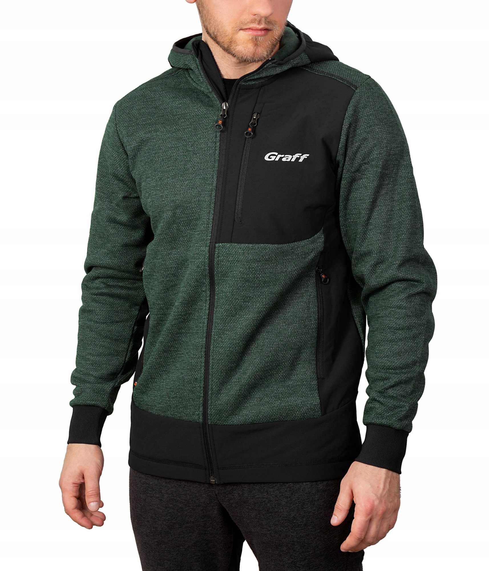 Graff Bluza Polarowa Z Kapturem 233-P-BL rozmiar L