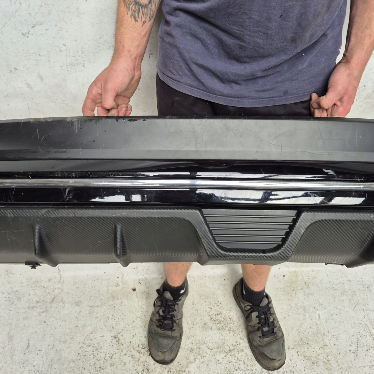MITSUBISHI ECLIPSE CROSS SPORT LIFT 20-> DOL accessori spoiler Paraurti posteriore