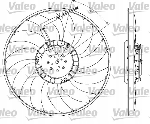 Valeo 698610 Wentylator, chłodzenie silnika
