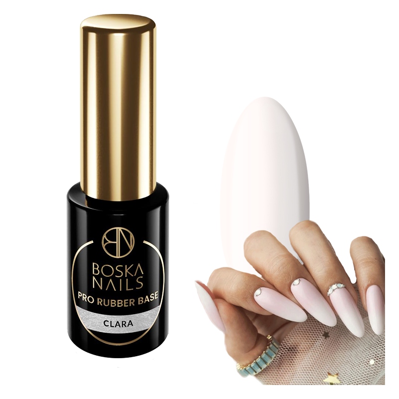 

Boska Nails Pro Rubber Baza Kauczukowa 10ml Clara