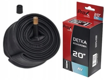 DĘTKA ROWEROWA PROX 20" wentyl AUTO SAMOCHODOWY AV 35mm BOX
