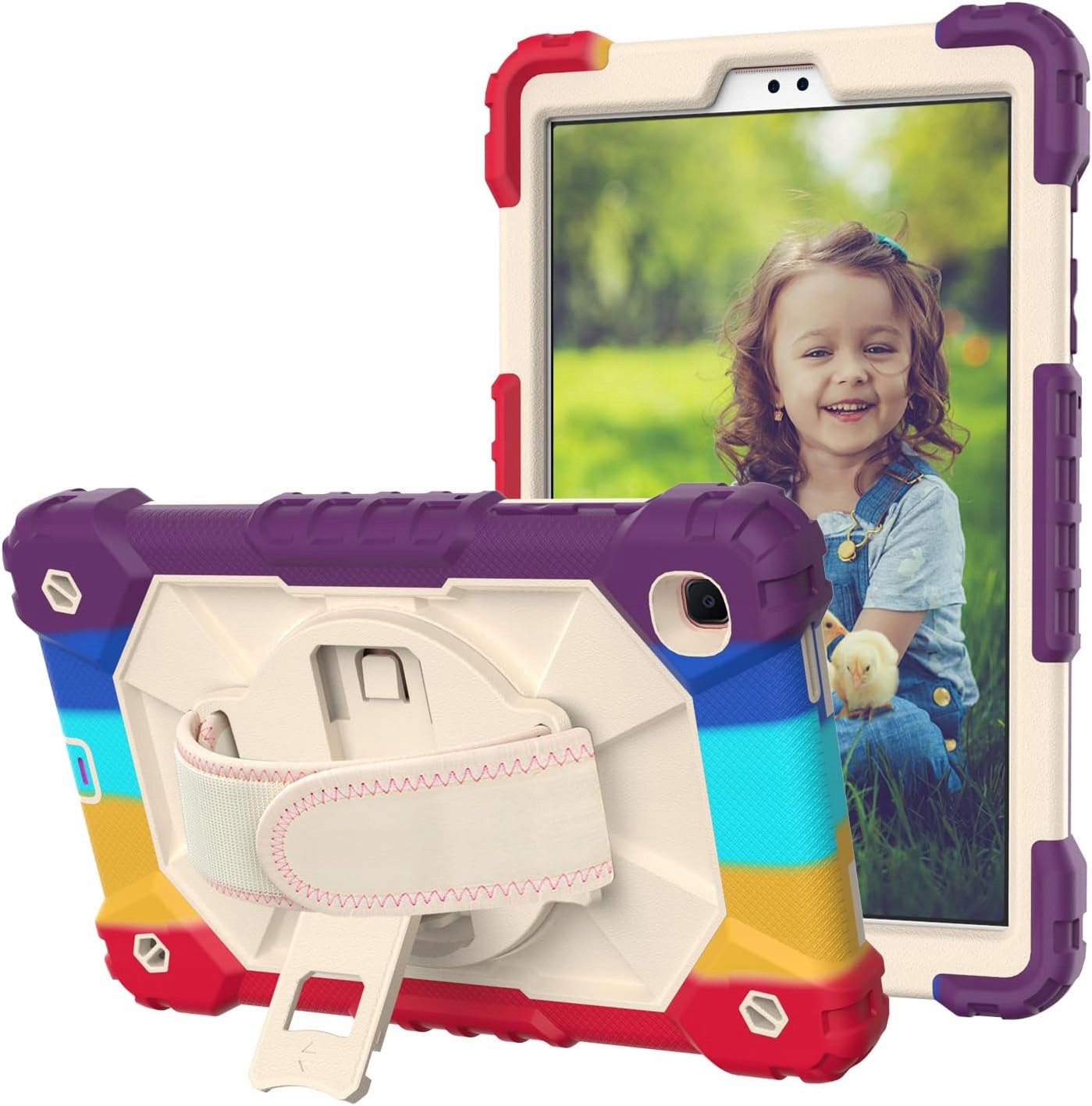 Pouzdro pro Samsung Galaxy Tab A7 Lite 8,7" s podstavcem a popruhem na rameno