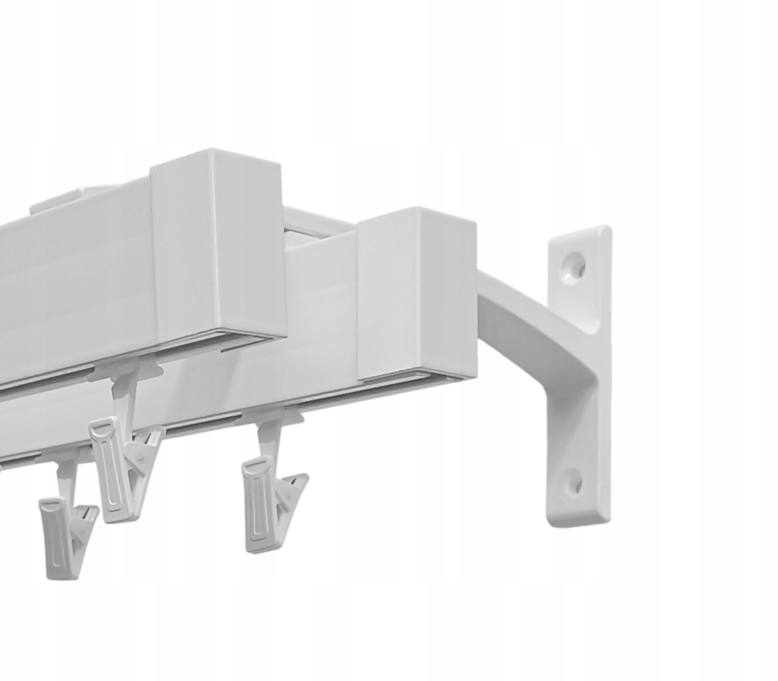 Garnýž Dvojitá Prestige Apartmentová Bílá 300 CM