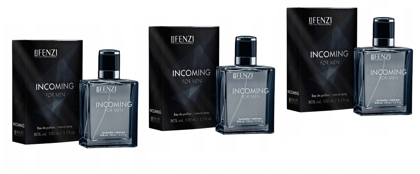 JFenzi Incoming For Men 3x100 ml pefumovaná voda