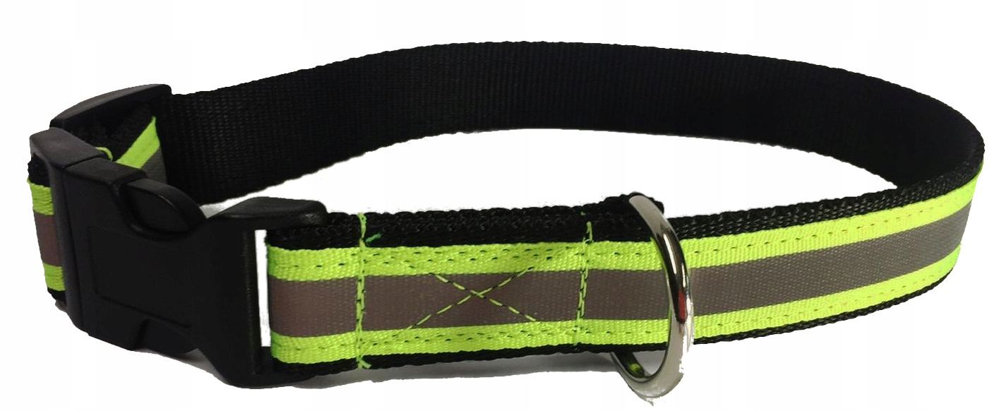 

Mocna Obroża Odblaskowa 35-50 CM Zatrzask 25 MM