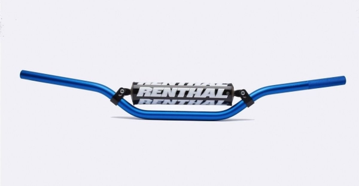 Renthal Volant 7/8 Palca (22 MM) MX Handlebar Modrý Enduro Padded Farba Ni