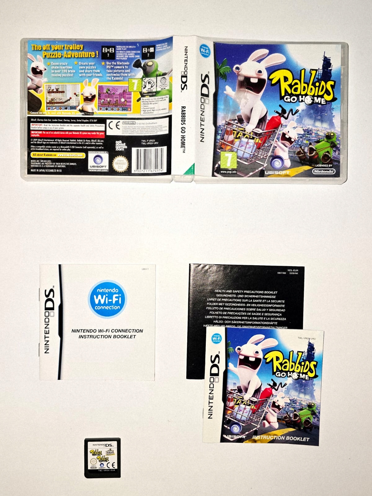 RABBIDS GO HOME NINTENDO DS 3XA