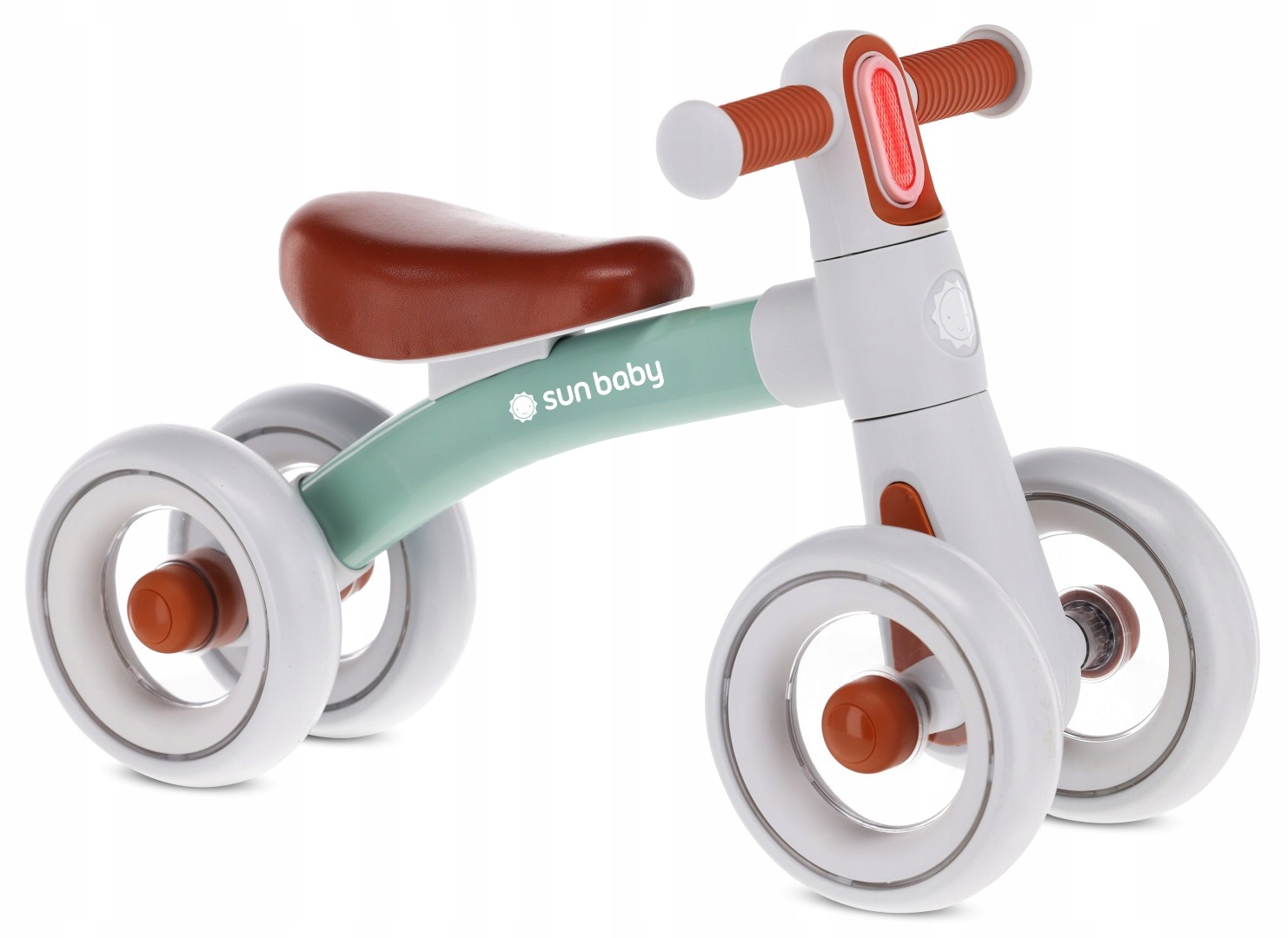 Rowerek biegowy 4 koła Biegówka Jeździk dla dzieci Lekki 2,3 kgLED Zoomi