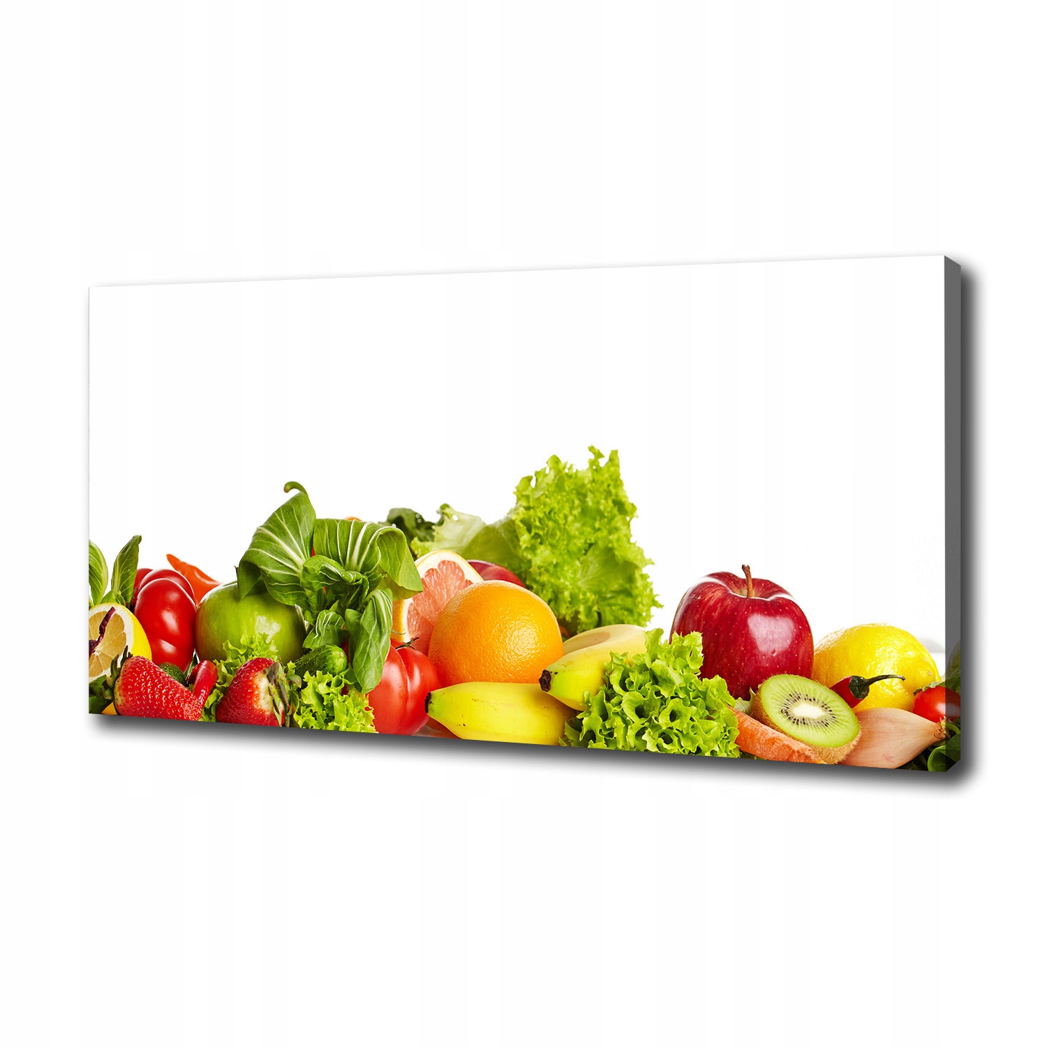 Foto obraz na plátně Ovoce a zelenina 100x50 cm