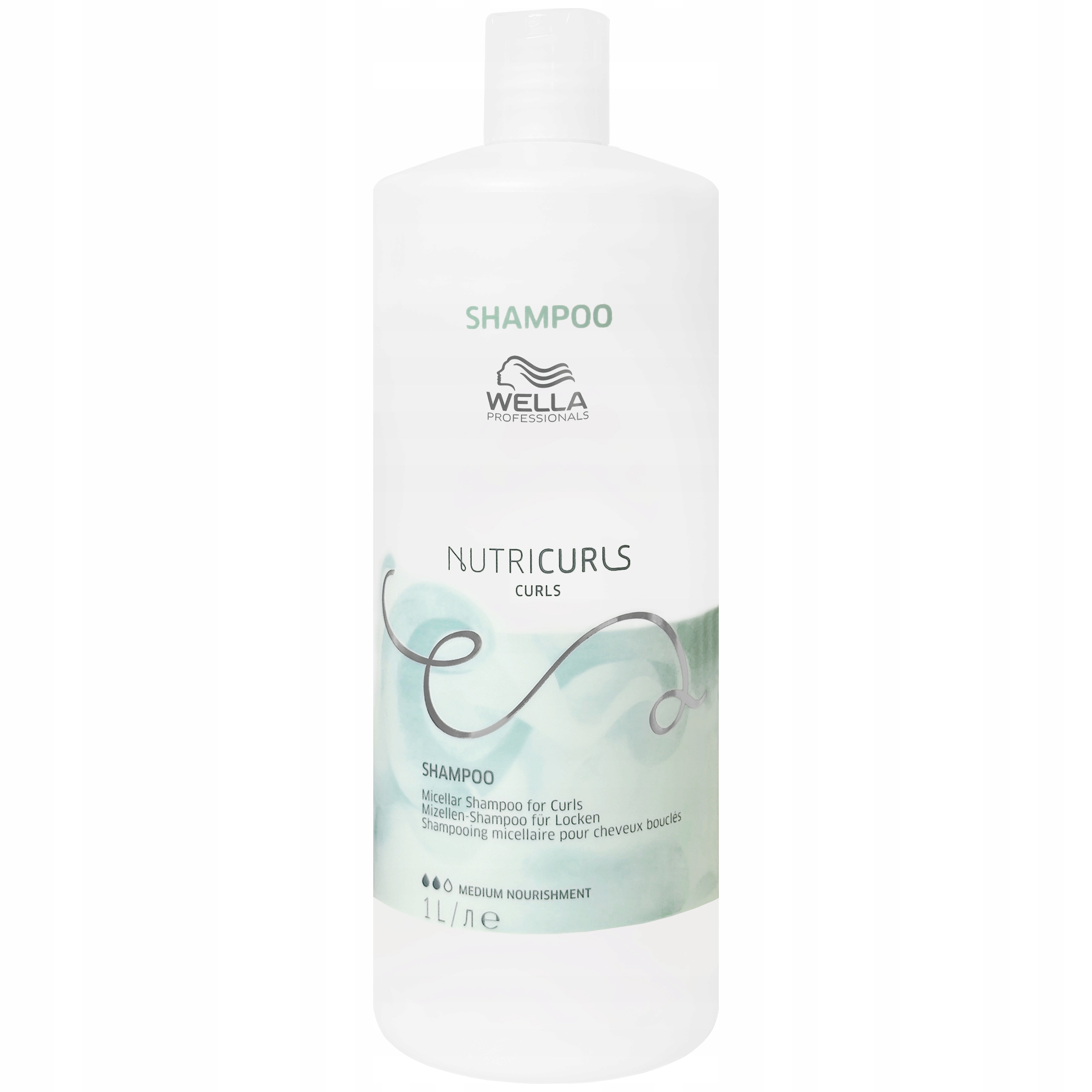 Wella Nutricurls szampon do włosów kręconych z olejkiem jojoba 1000 ml