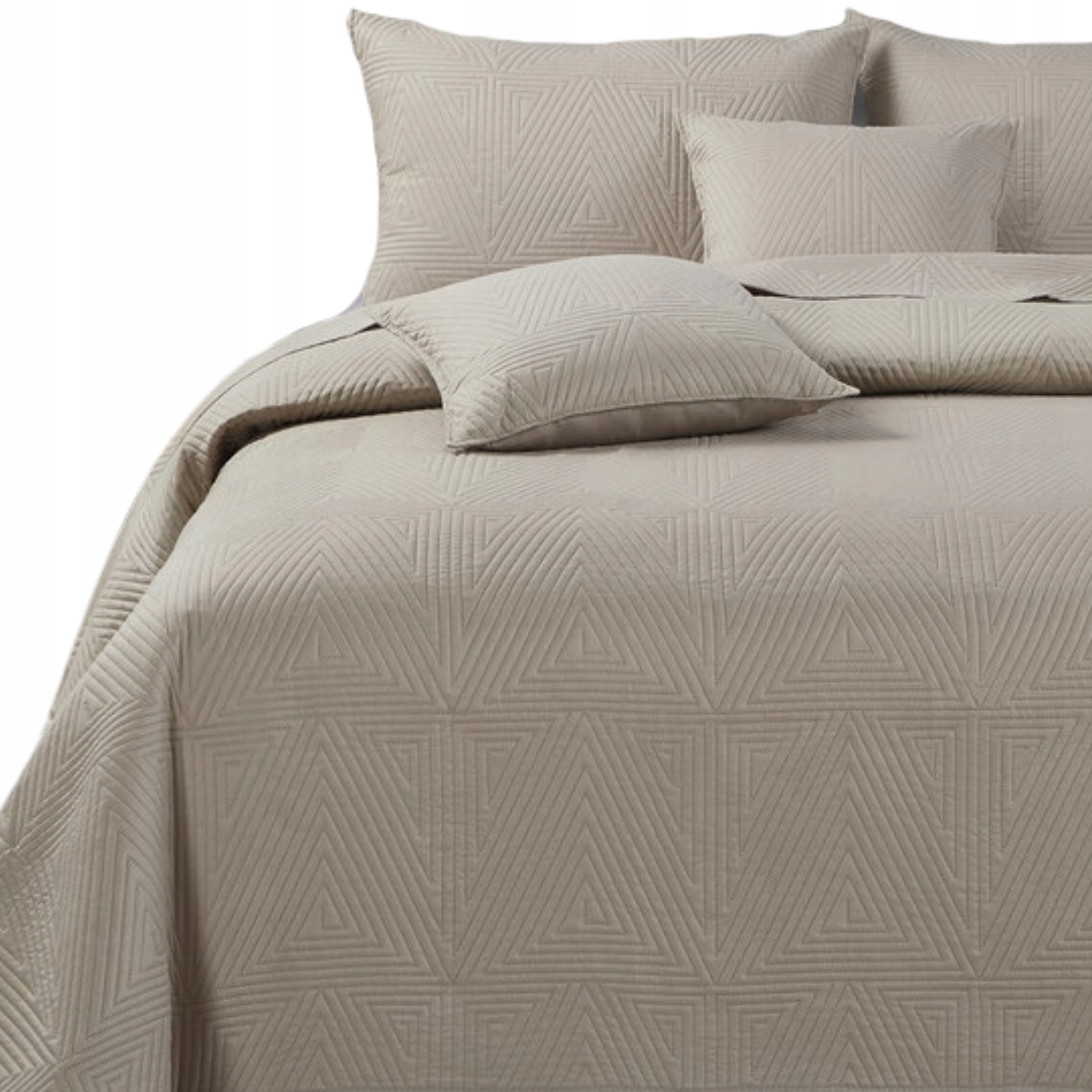 Přehoz Na Postel Pohovka Pikovaná Kapa Koc Pled 240x260 Trio Béžová