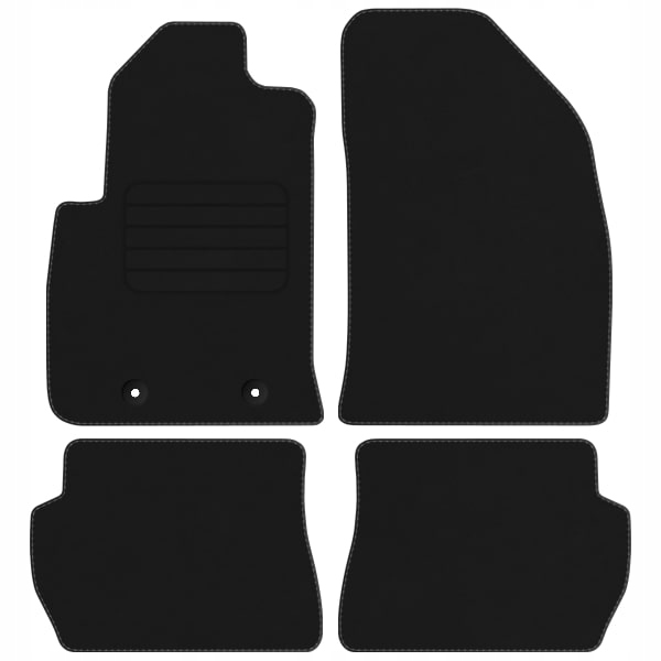 Ford Fusion Fl 05-12 velurové koberce Comf Černé
