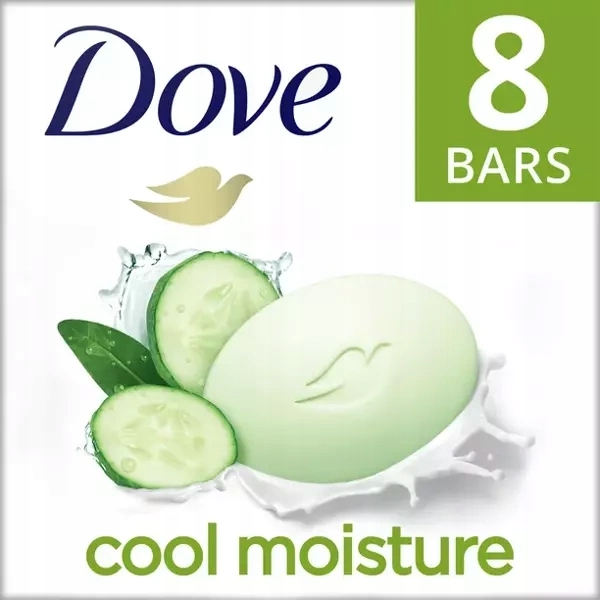 Dove Go Fresh Cool Moisture 8x106 g. Mýdlo v kostce