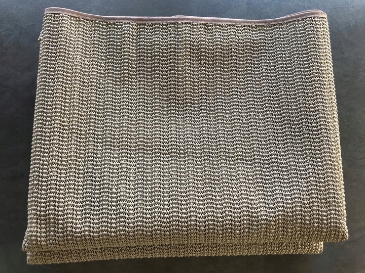 OBRUS OGRODOWY PIANKOWY PIANKA PROSTOKĄTNY NA TARAS ZEWNĄTRZ OLDMAN 130x220 Długość 220 cm