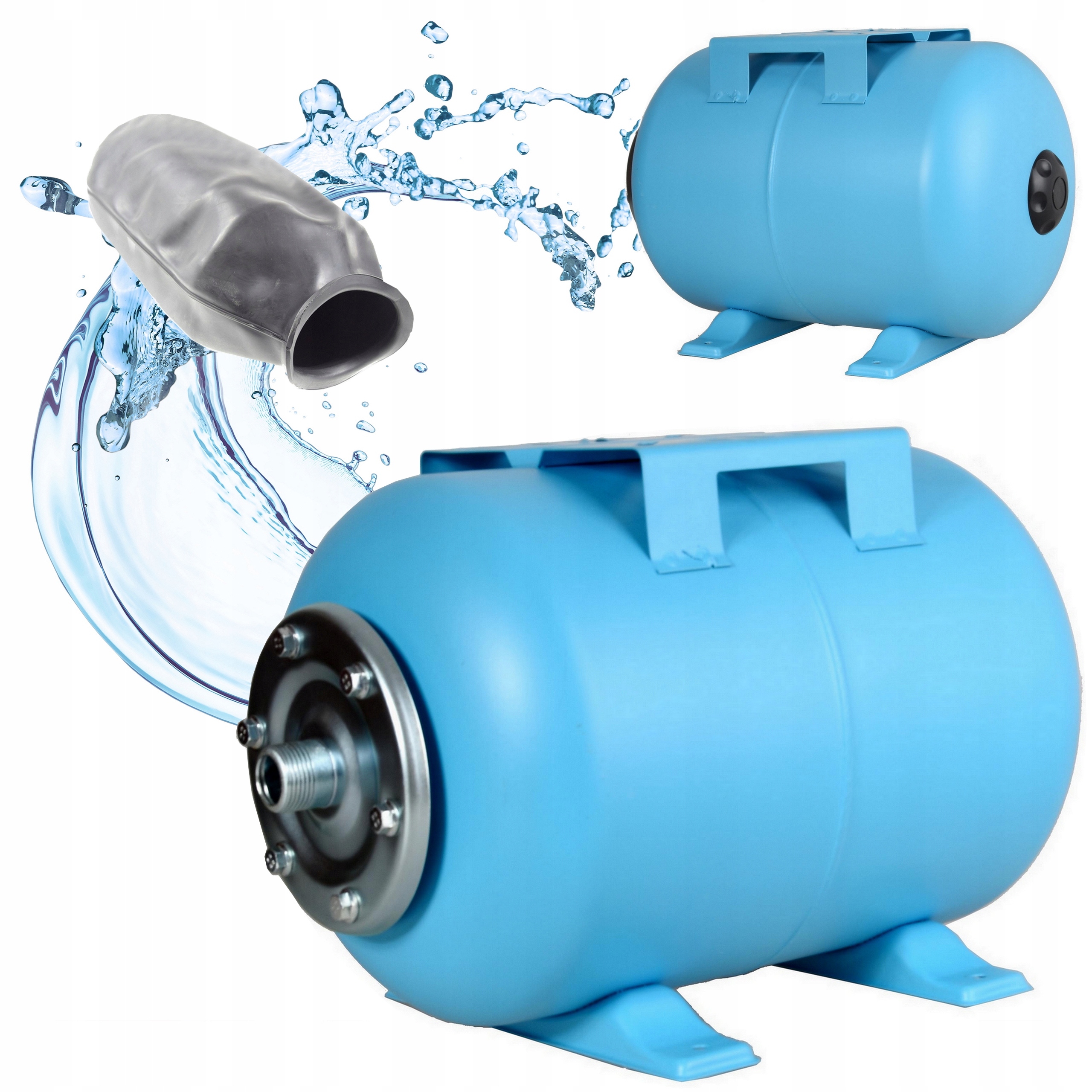 Přepážkový Zásobník 24 L Hydroforový hydrofor Do Vody Čerpadla Baniak Ocel 24 L