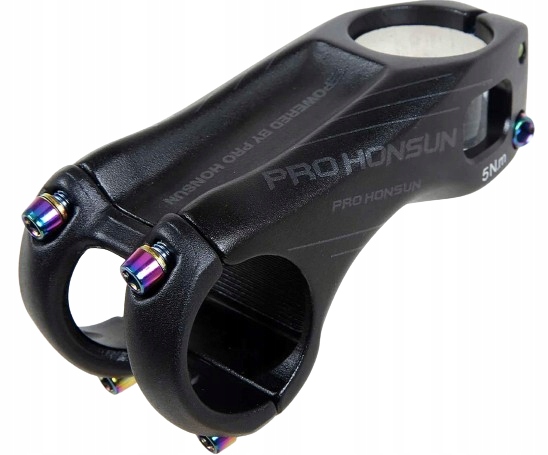 Pro Honsun Aluminiowy Mostek Rowerowy Czarny 70mm -17 stopni 168g