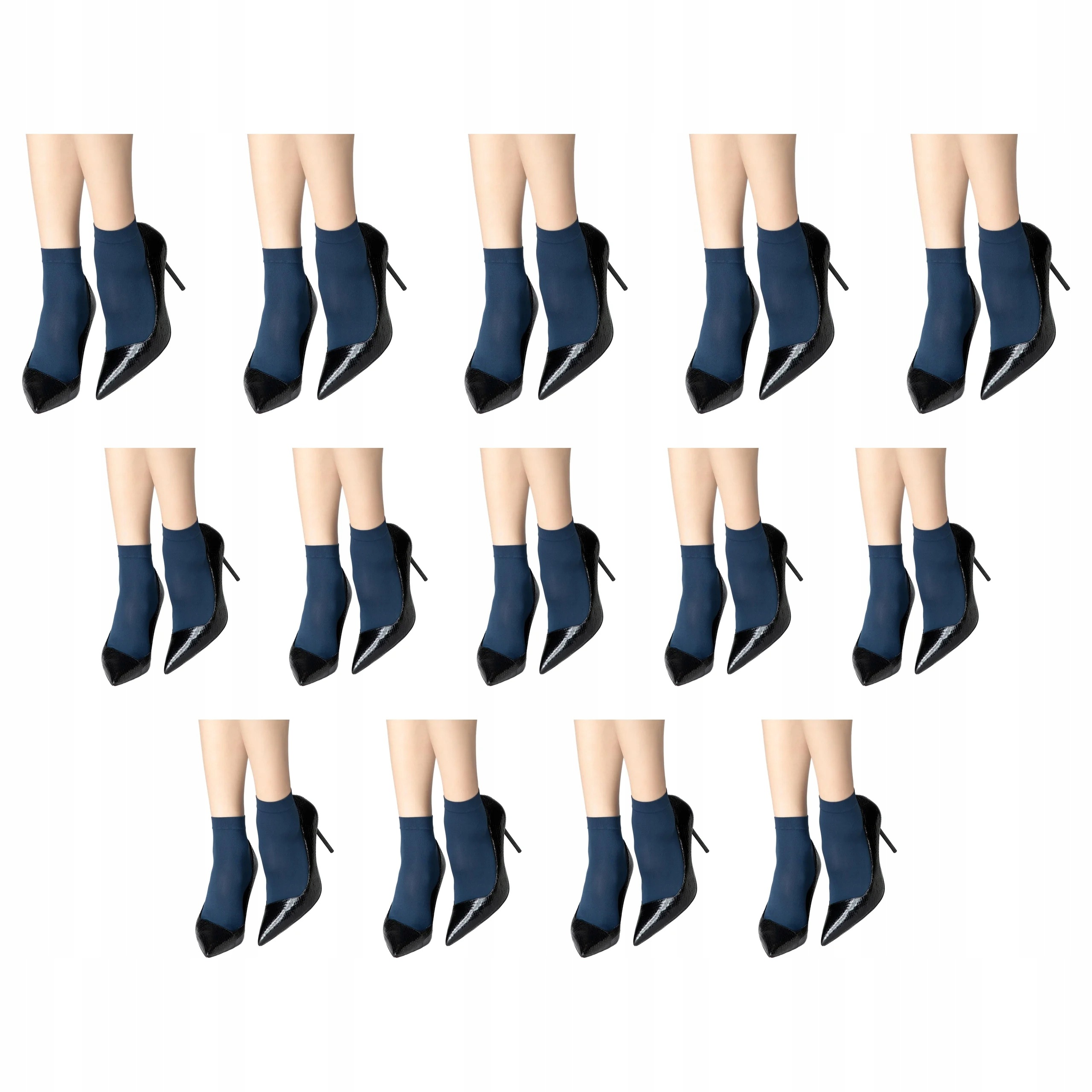 7 x Ponožky Soks 40 den Marilyn Blue 2 páry v balení