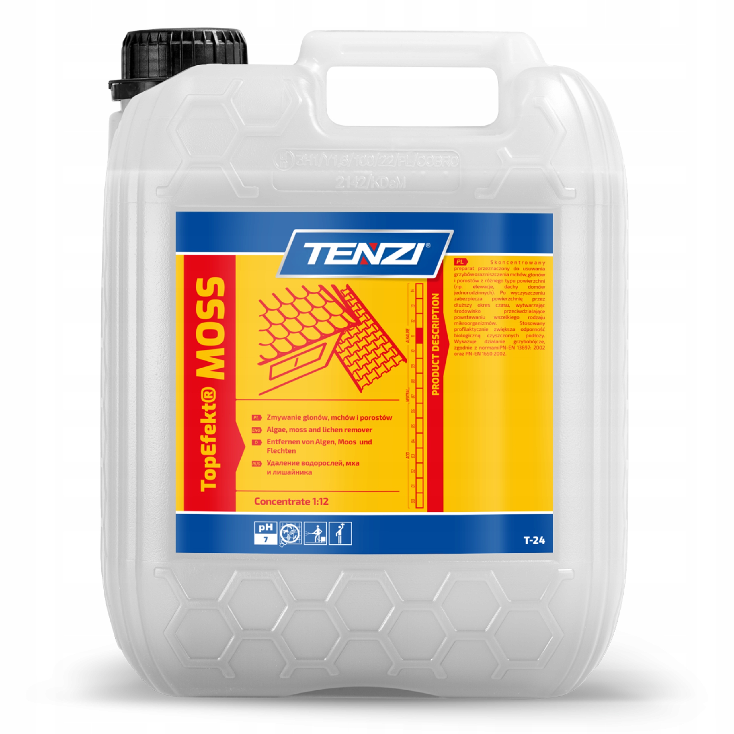 Levně Tenzi Top-Efekt Moss střecha fasáda odstraňování řas mechů a lišejníků 5L