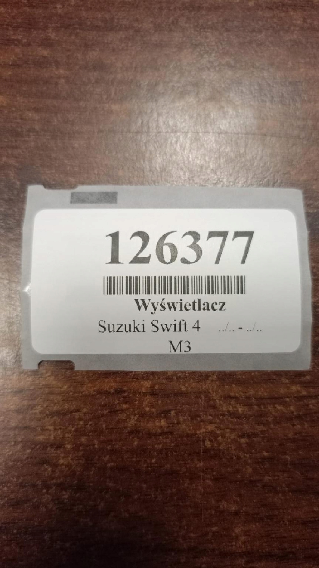SUZUKI SWIFT IV display 3460063J51