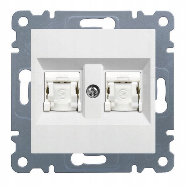 

LUMINA2 Gniazdo komputerowe podwójne RJ45 Cat.5e