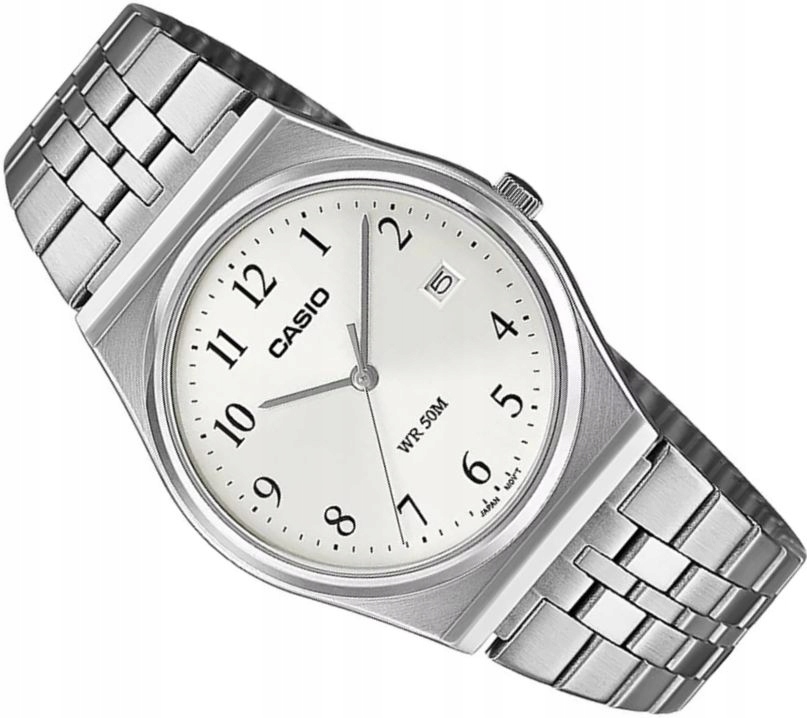 Pánské Hodinky Casio MTP-B145D-7BVEF Stříbrné, Módní Vintage Styl 80. Let