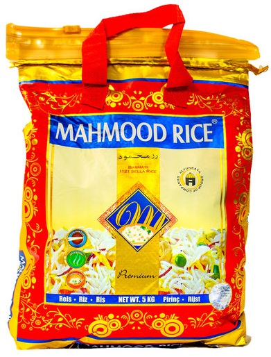 Levně Rýže Basmati bílá dlouhozrnná Mahmood 4,5 kg