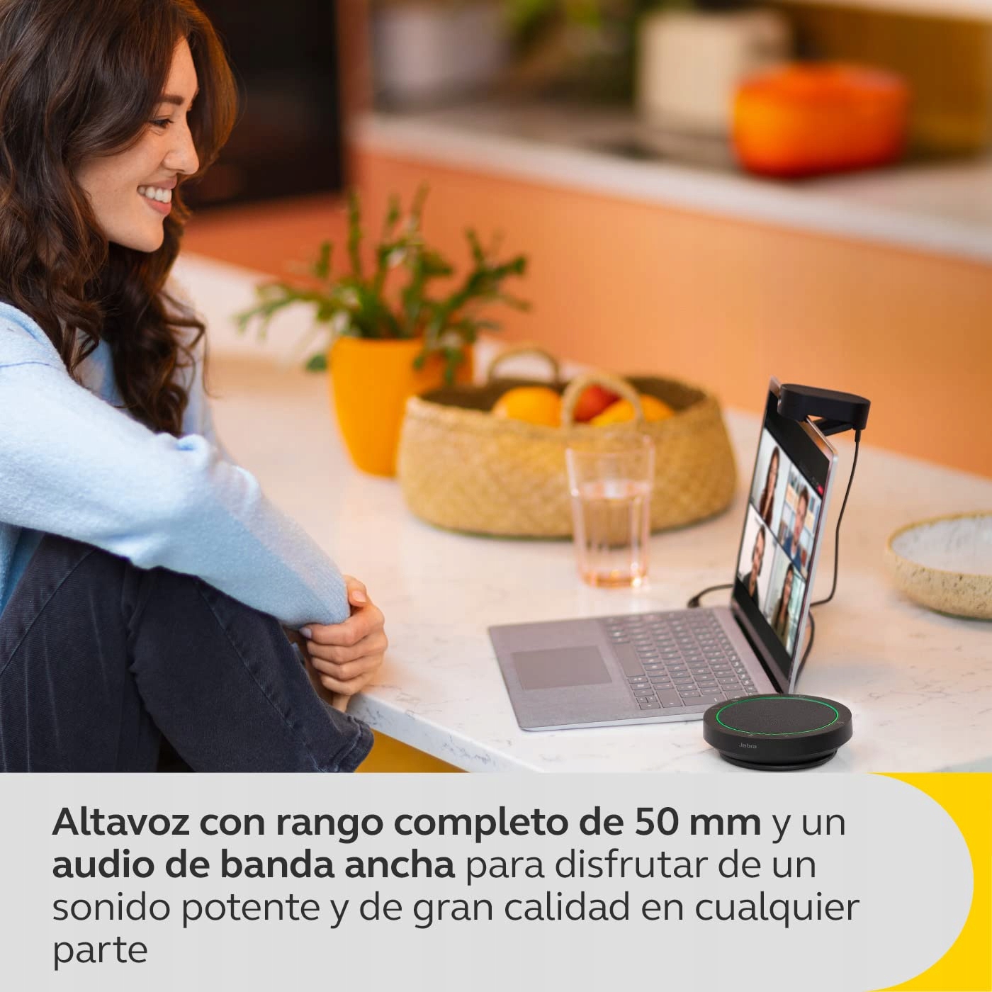 JABRA Speak2 40 Przenośny Zestaw Głośnomówiący 4 Mikrofony USB-A USB-C — miniatura 6