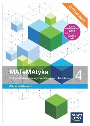 MATeMAtyka 4 Podręcznik Lo Zp 2024 Nowa Era